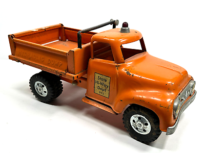 #ad vtg Tonka State Hi Way highway Dept orange dumptruck truck 975 toy $299.99