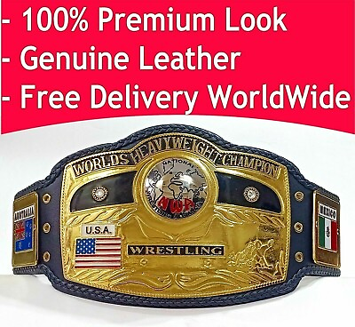 #ad NWA DOMED GLOBE WORLD HEAVYWEIGHT CHAMPIONSHIP Title Belt $114.99