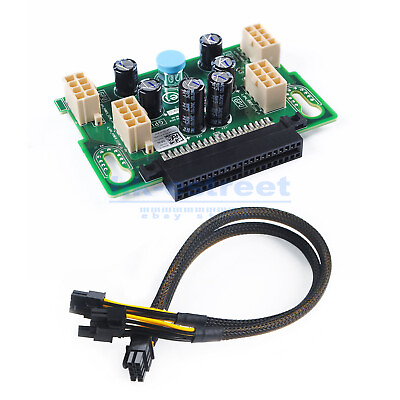 For Dell Poweredge T630 T640 GPU Power Supply Expansion Board X7C1K Cable DRXPD $46.98