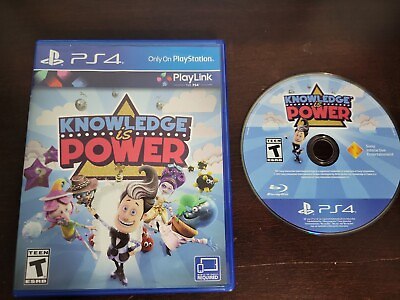 PS4 Knowledge is Power Sony PlayStation 4 2017 pre owned $9.99