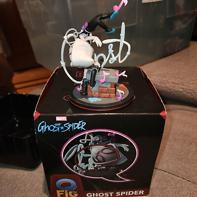 #ad Marvels Ghost Spider Gwen Stacy Q Figure Elite box plus inserts included $10.80