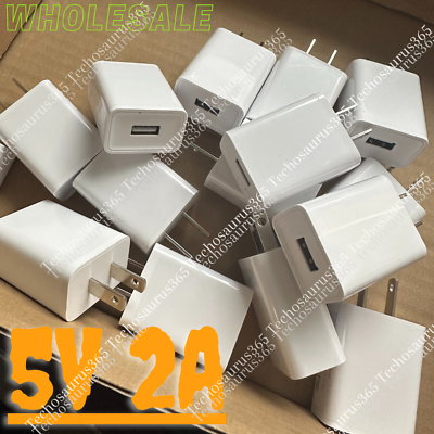 #ad Wholesale Universal 5V 2A USB Wall Charger AC Power Adapter US Charging Plug Lot $56.01