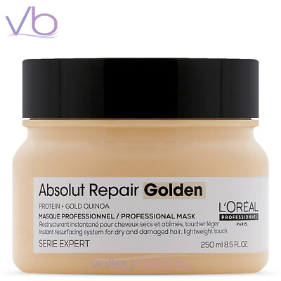 #ad L#x27;OREAL Serie Expert Absolut Repair Golden Masque Fine Medium Damaged Hair $38.00