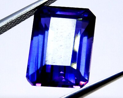 #ad CERTIFIED 9.50 Ct NATURAL Extremely Rare Purple Tanzanite AAA Gem. 1508 $59.99