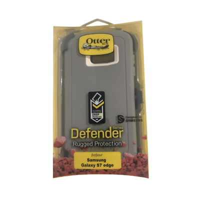 #ad OtterBox DEFENDER SERIES Case for Samsung Galaxy S7 Edge Rugged Protection Gray $7.37