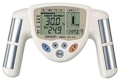 #ad Omron Body Fat Meter HBF 306 W White BMI Measurement Memory Functions From Japan $45.73