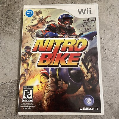 #ad Nitrobike Nintendo Wii 2008 Complete with Manual C $10.99