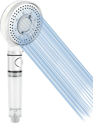 #ad Shower Head with Filter High Pressure Shower Head with ON OFF Button Water Sav $11.88