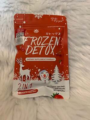 #ad Frozen Detox 2 in 1 Detox amp; Fiberry 60capsules Authentic $14.99
