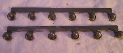 #ad VINTAGE Ornate 6quot; RUSTY METAL SET SMALL HANGER KNOBS CRAFT PROJECT? $18.00