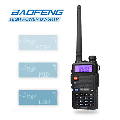 #ad US Baofeng UV 5RTP V UHF Dual Band Tri High Power 8 4W Two Way Radio NO FM $23.99