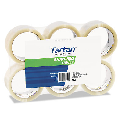 #ad Tartan 3710 Packaging Tape 3quot; Core 1.88quot; x 54.6yds 3quot; Core Clear 6 Pack 37106PK $17.34