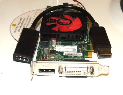 #ad Low Profile HDMI DVI Display port 1GB✔️ PCI E x16 Video Card. DELL Optiplex $13.40