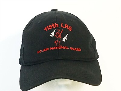 #ad 113th LRS Logistics Readiness Squadron DC ANG Air Force Military Black Cap Hat $12.74