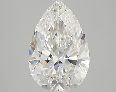 #ad Lab Created Diamond 4.28 Ct Pear F VS2 Quality Excellent Cut IGI Certified $1929.70