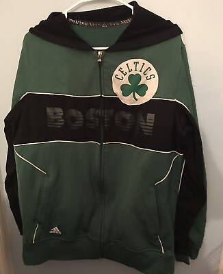 #ad Celtics Boston green hoodie seeater with zipper $14.00