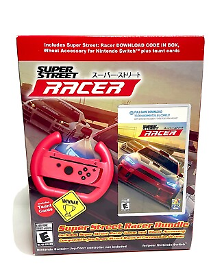 #ad Super Street Racer Bundle Wheel Accessory Nintendo Switch Game Digital Only $19.99