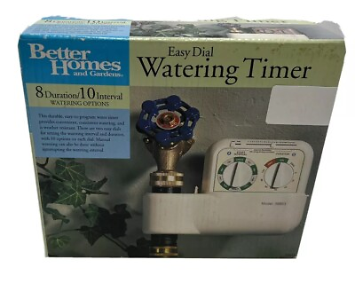 #ad Watering Timer Easy Dial Watering 10 Interval Options Better Homes amp; Garden $19.52