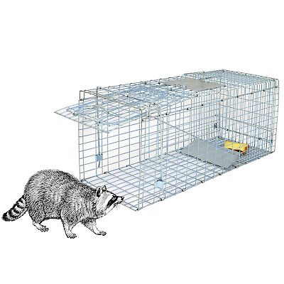 #ad #ad Live Animal Trap Extra Large Rodent Cage Garden Rabbit Raccoon Cat 32quot; x 12.5quot; $29.29