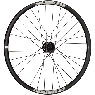 #ad SPANK SPOON 32 Alloy Front Wheel 26in 20x110mm 6 Bolt 32H Tubless Ready Black $199.99
