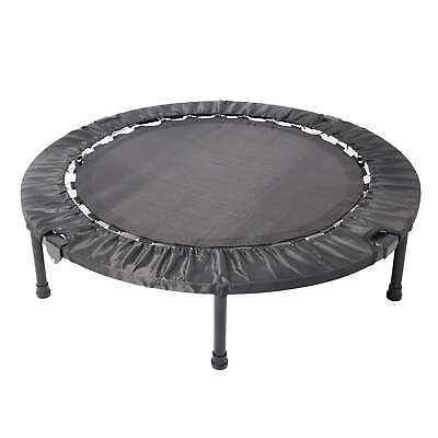 #ad 40quot; Foldable Mini Trampoline Home Fitness Exercise Trampoline for Adult 330lbs $81.53