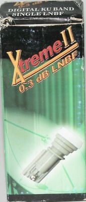#ad Xtreme II FTA Universal Single Ku Band LNBF 0.3dB Satellite LNB Linear OB $13.00