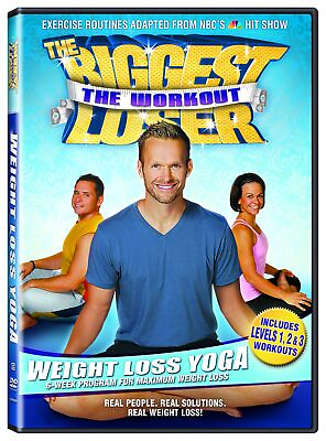 #ad Biggest Loser: Weight Loss Yoga DVD VG W Case $4.25
