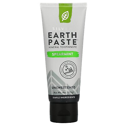 #ad Earthpaste Mineral Toothpaste Unsweetened Spearmint 4 oz 113 g $13.24