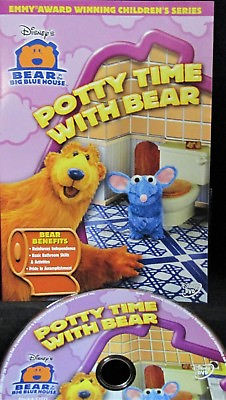 #ad Disney Bear in the Big Blue House Potty Time With Bear New DVD Bathroom teach $8.44