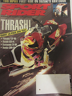 #ad Sport Rider Magazine June 1999 Giant 18 Page 600 Test Yamaha YZF R6 Suzuki GSX R $7.61