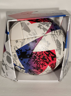 #ad Adidas MLS OFFICIAL Match Ball 2023 24 Game Ball White Red Soccer HT9026 Size 5 $49.95