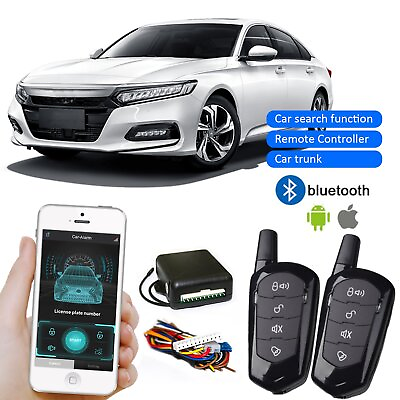 #ad Universal Car Keyless Entry Security System Remote Control Car Trunk Switch $20.99