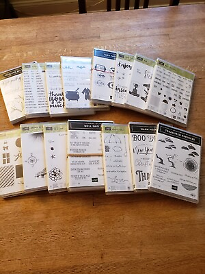 #ad Stampin#x27; Up Stamp Sets NEW RETIRED Lots more added YOU CHOOSE quot;T Zquot; Titles $9.95
