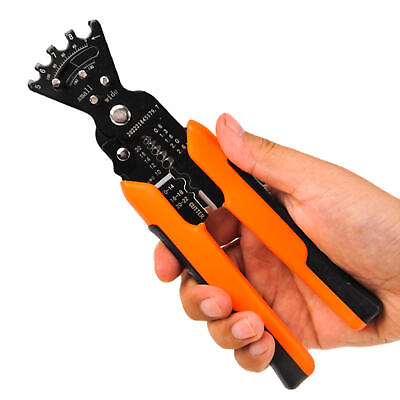 #ad Cable Wire Stripper Cutter Crimper Multifunctional Tool Pliers Screws Cutter $15.09