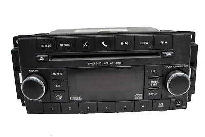 #ad 2010 2019 JEEP DODGE CHRYSLER Radio OEM CD Player Sirius UConnect VIN # INCLUDED $164.87
