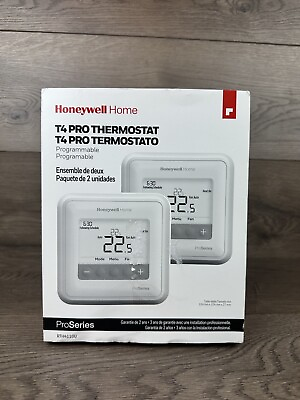 #ad Honeywell Home T4 Pro Programmable Thermostat 2 pack RTH4110U NEW $69.99