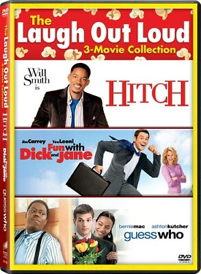#ad Fun With Dick amp; Jane Guess Who Hitch DVD Triple Feature Comedy NEW Sealed $6.95
