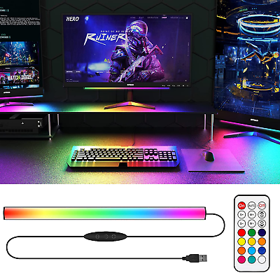 Under Monitor Light Bar RGB Gaming Lights for Gaming Setup Ambiance Backlighy $29.99