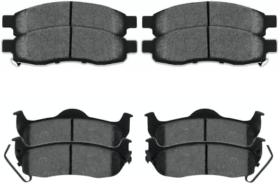 #ad Autoshack SCD1015 1041 Front and Rear Ceramic Brake Pads Set 8Pcs Replacement F $46.11
