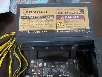 #ad ‎SOMBAO Complete 5 GPU Mining Rig System $275.00