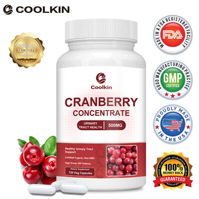 #ad Cranberry Concentrate 500mg Urinary Tract Cleanse amp; Detox Reduce Inflammation $14.11