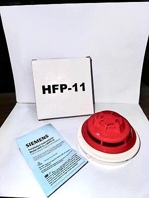 #ad FIRE ALARM SIEMENS HFP 11 SMOKE HEAT DETECTOR $39.99