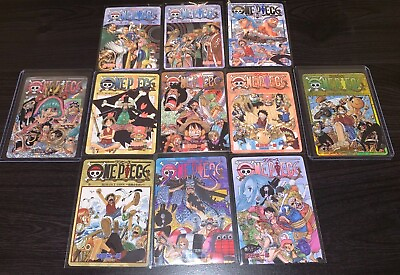 #ad One Piece Japanese Manga Cover Non Holo amp; Gold Foil Cards YOU CHOOSE US Seller $5.99