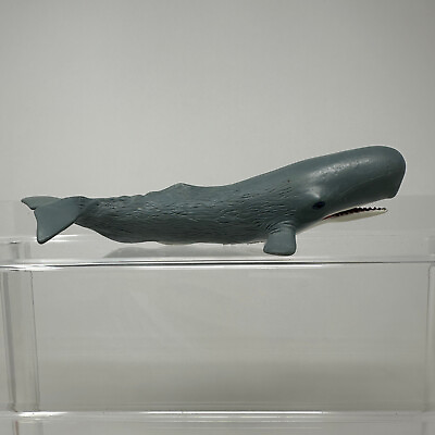#ad Sperm Whale Figure Ocean Sea Life Figurine Safari Ltd 1998 $8.49