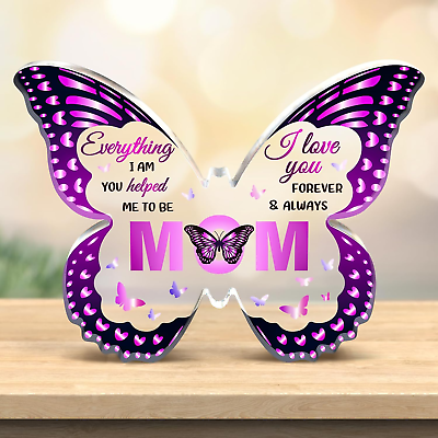 #ad Gifts for MomMothers Day Unique Mom Birthday Gift Ideas5X3.8 Butterfly Acrylic $12.77