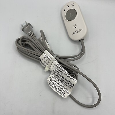#ad Sunbeam SW115V CAT94V Electric Blanket Pad OEM Controller Control 4 Prong Plug $8.99