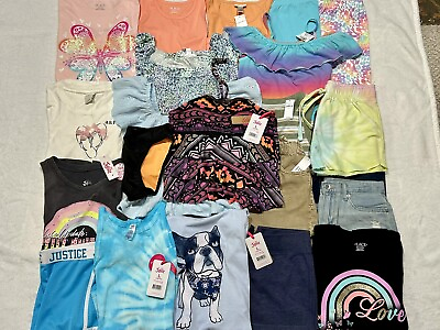#ad NEW Girls Size 10 1212 Spring Summer Lot Huge 22 items JUSTICE GAP $230.00