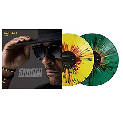 #ad Shaggy Hot Shot 2020 Exclusive Limited Edition Green Yellow Splatter Vinyl 2LP $134.99