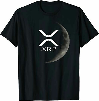 #ad XRP Crypto Gift Cryptocurrency Ripple XRP Moon T Shirt Coin T Shirt $16.99