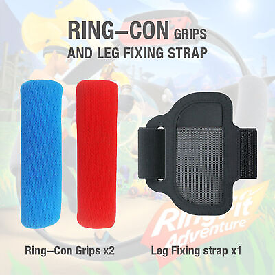 #ad Grip Cover Leg Strap Elastic Band For Nintendo Switch Joy con Ring Fitness Game $12.69